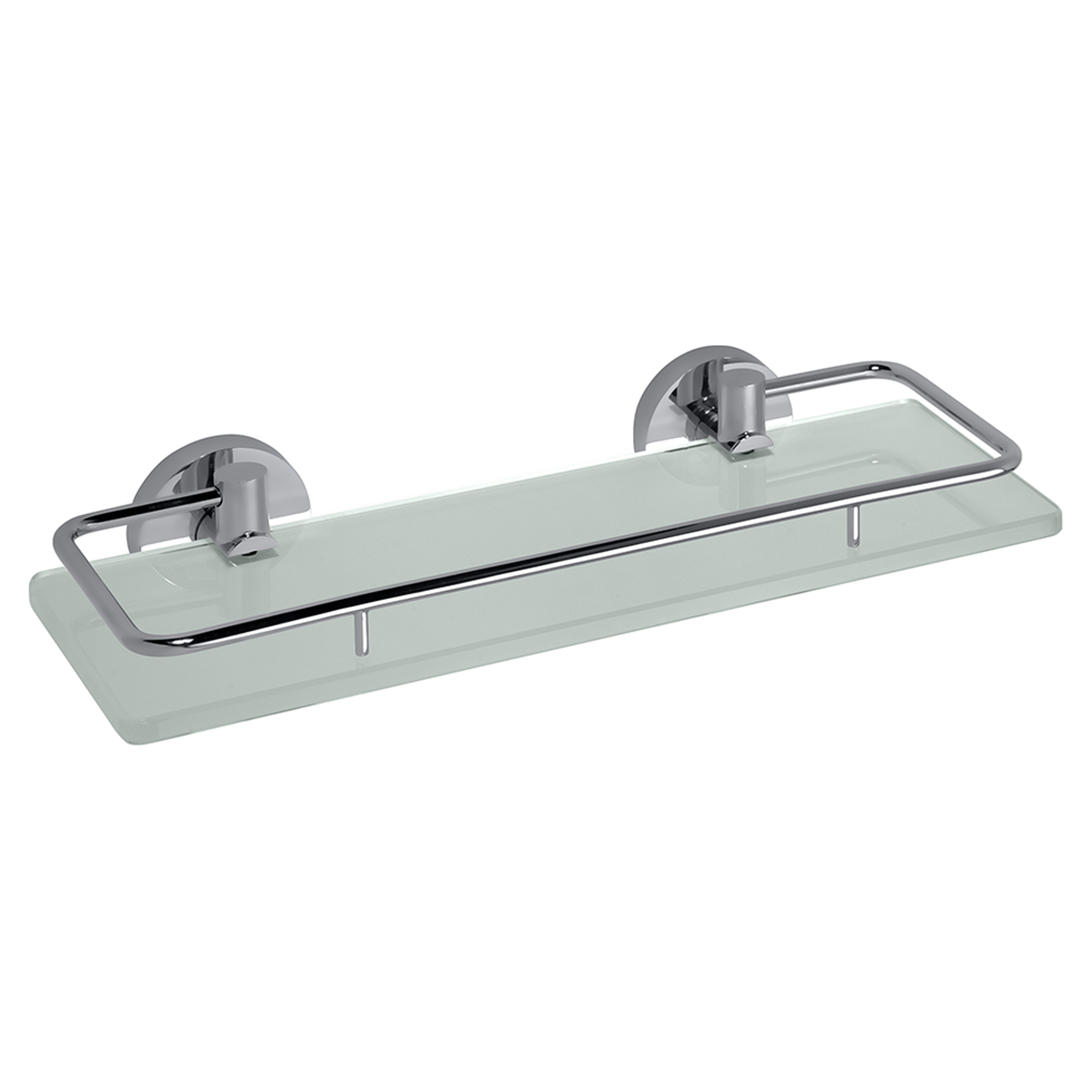 Baderomshylle med Håndkleholder Holmstrand Krom Blank 30 cm