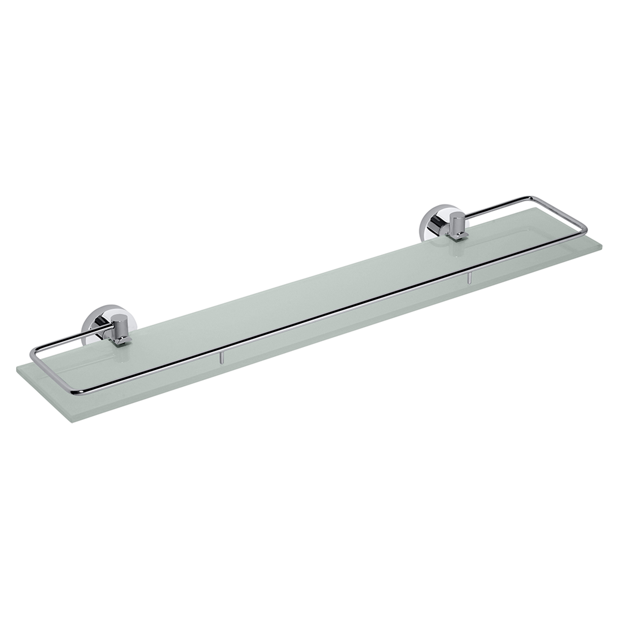 Baderomshylle med Håndkleholder Holmstrand Krom Blank 60 cm