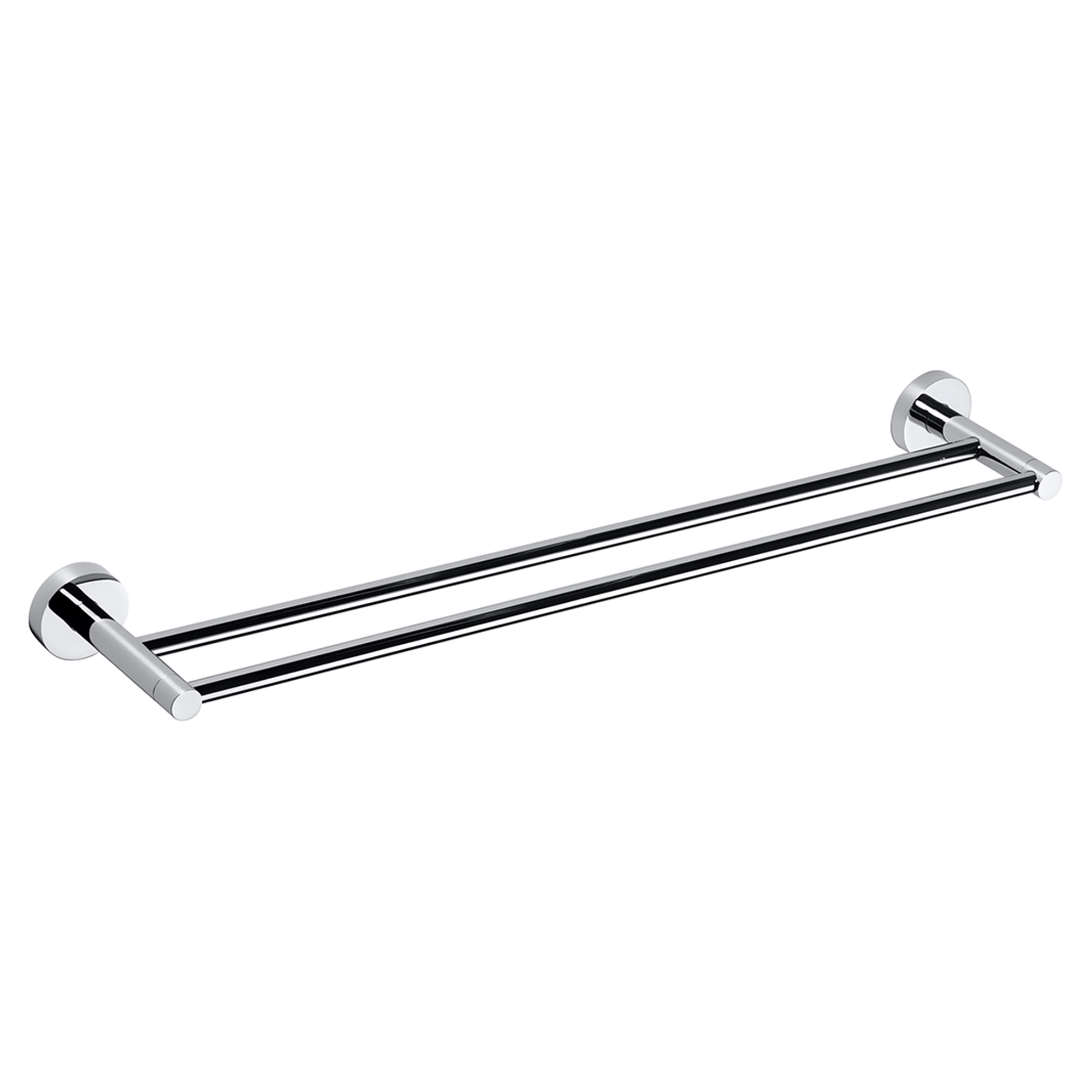 Dobbel Håndkleholder Holmstrand Krom Blank 60 cm
