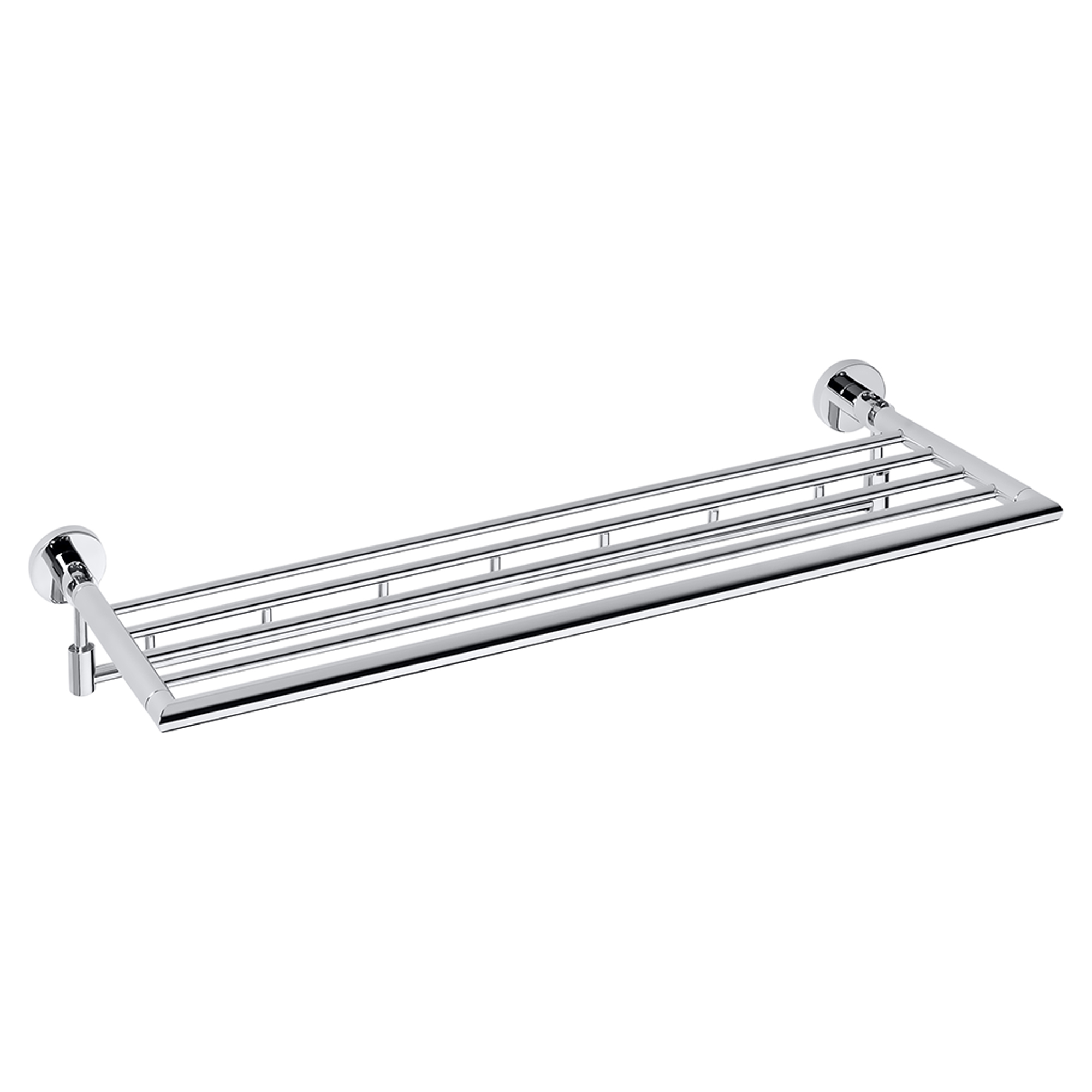Vinkelbar Håndkleholder med Kroker Holmstrand Krom Blank 60 cm