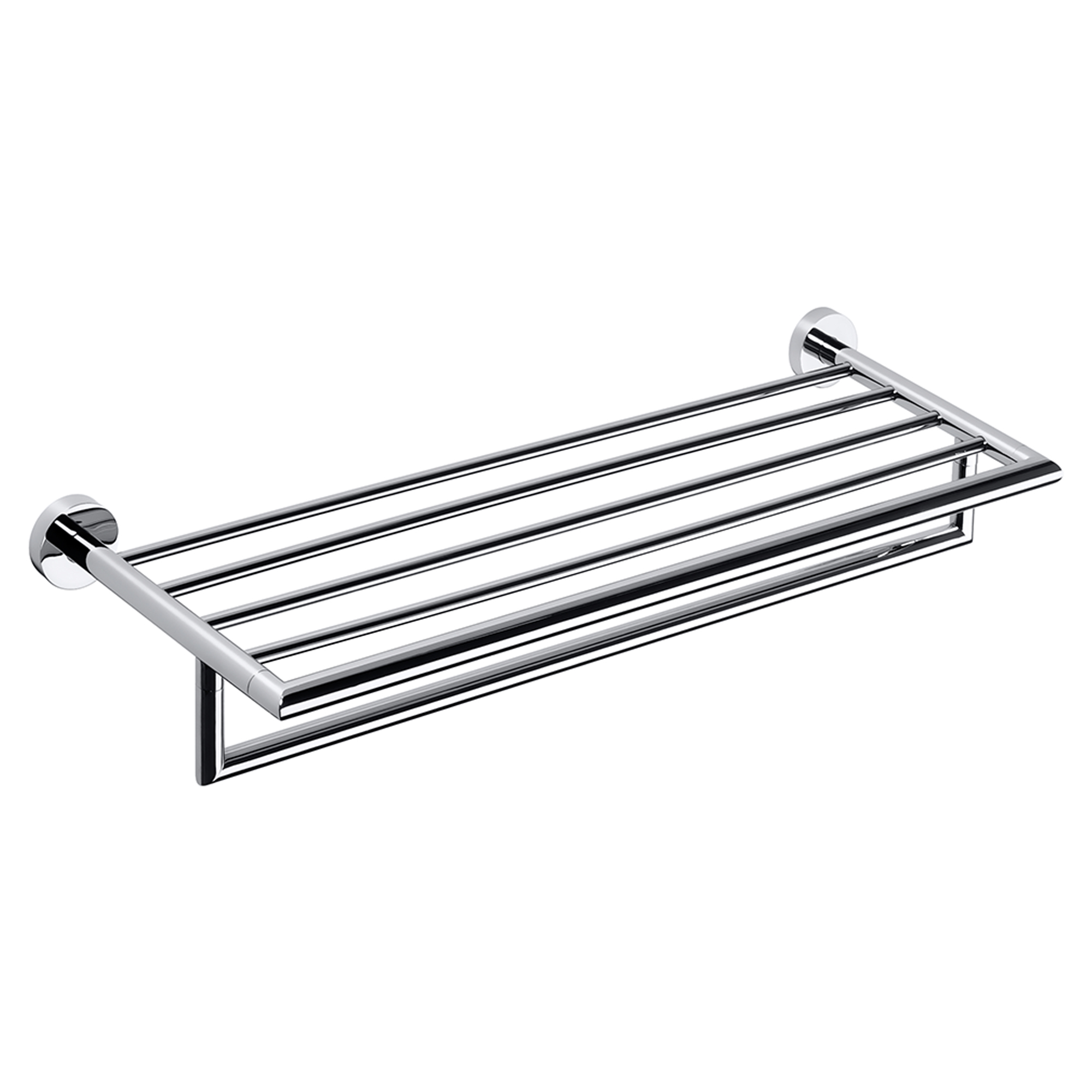Håndkleholder med Rekkverk Holmstrand Krom Blank 50 cm