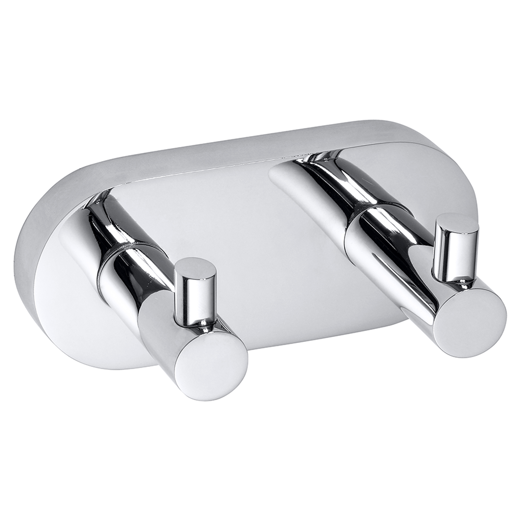 Krokliste med 2 Kroker Holmstrand Krom Blank