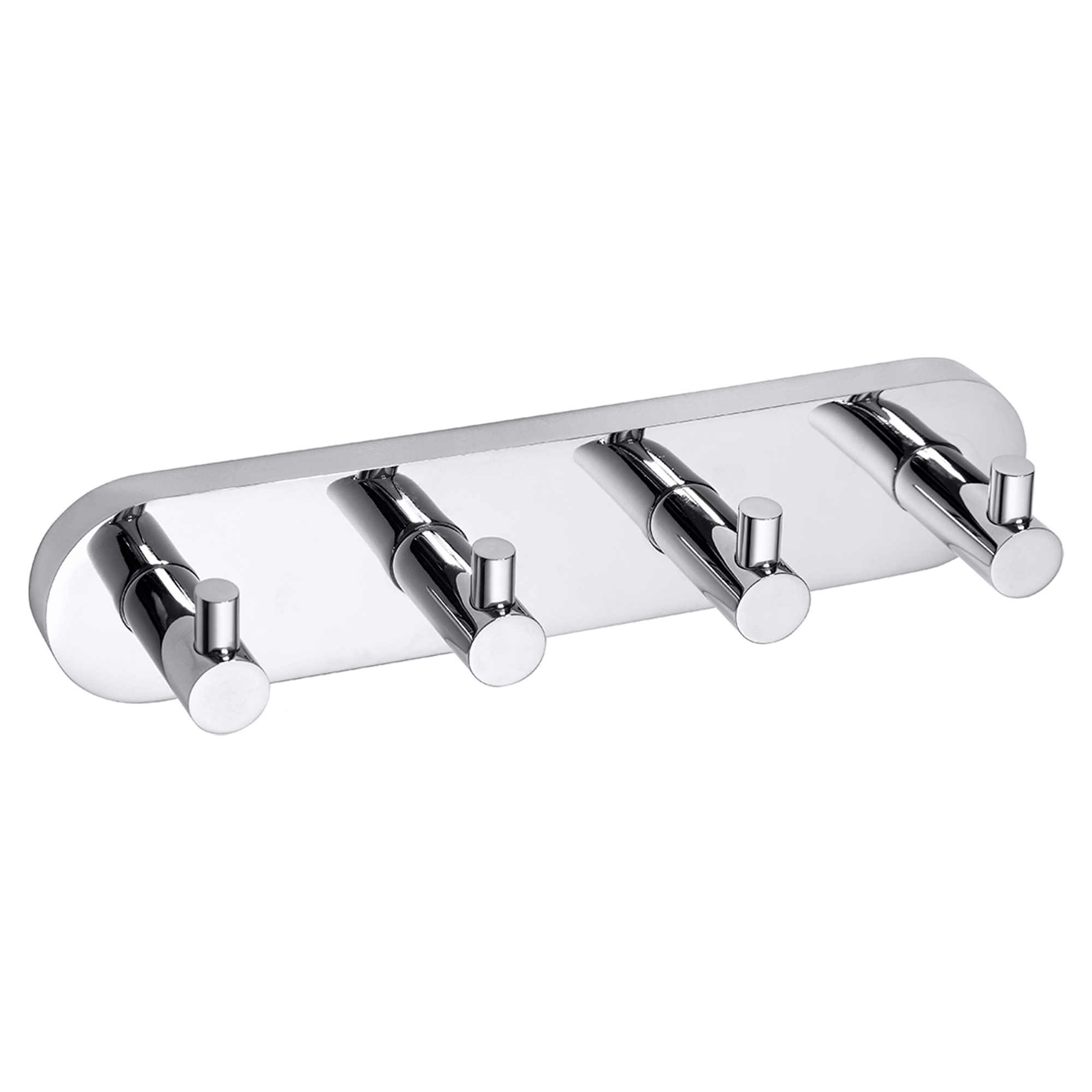 Krokliste med 4 Kroker Holmstrand Krom Blank