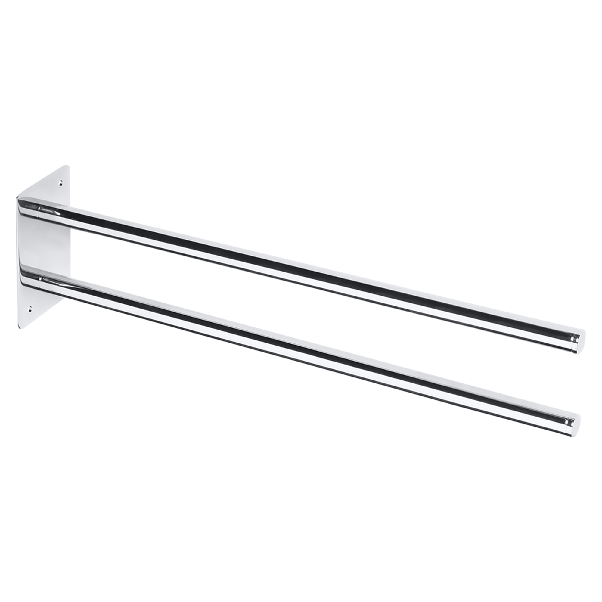 Dobbel Håndkleholder Holmstrand Krom Blank 37 cm