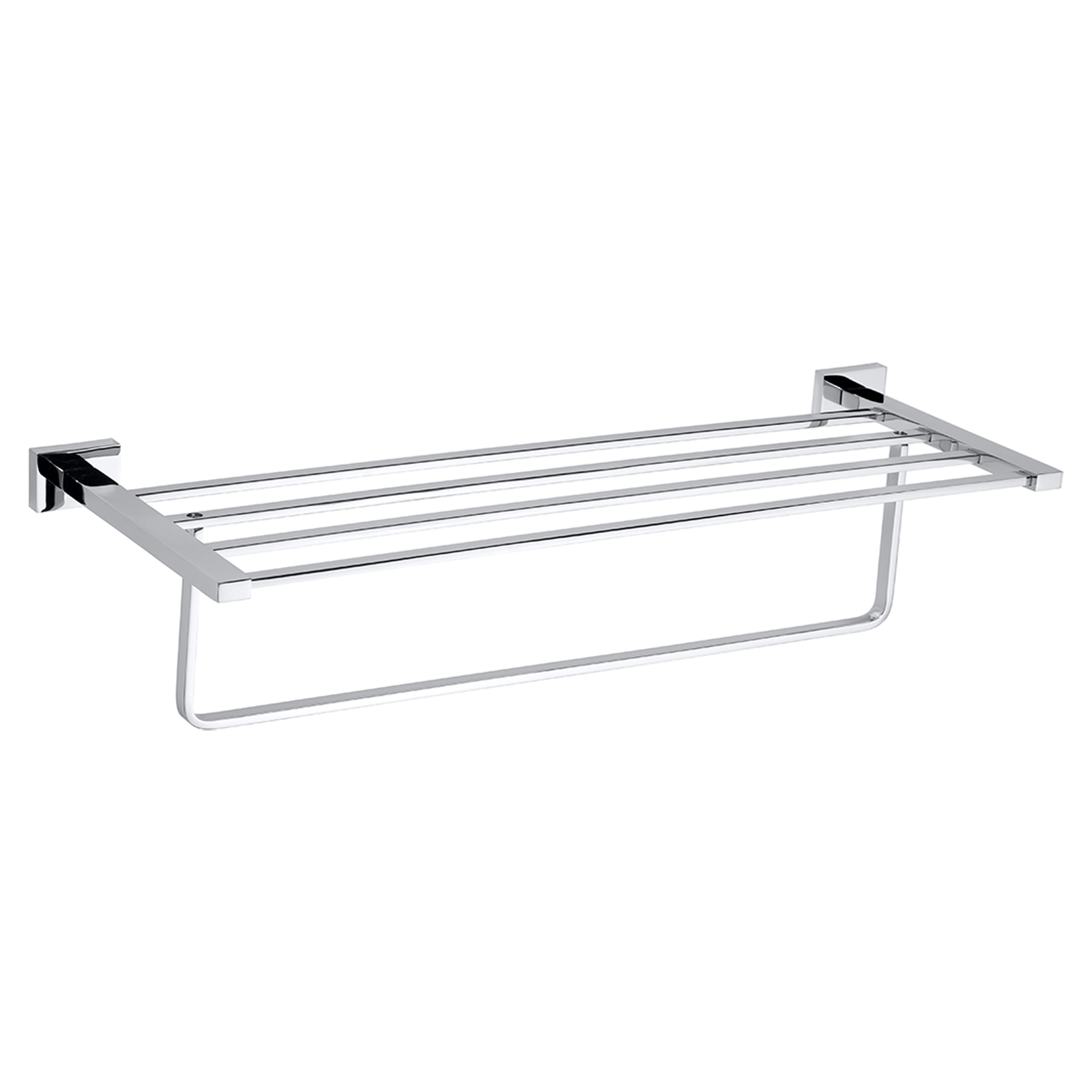 Håndkleholder med Stang Alouette Krom Blank 54 cm