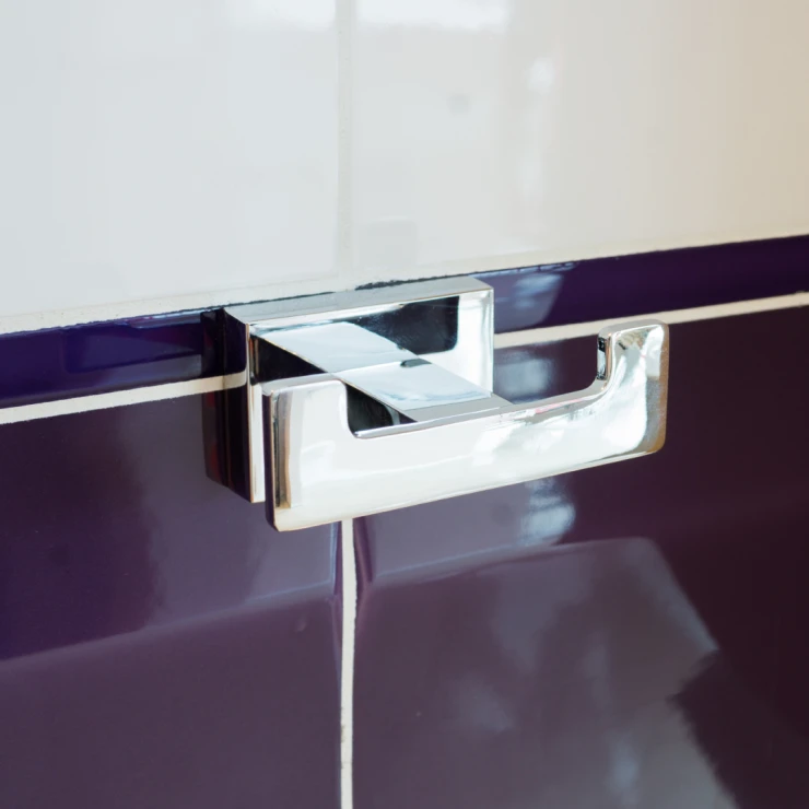 Doble Veggkroker Alouette Krom Blank
