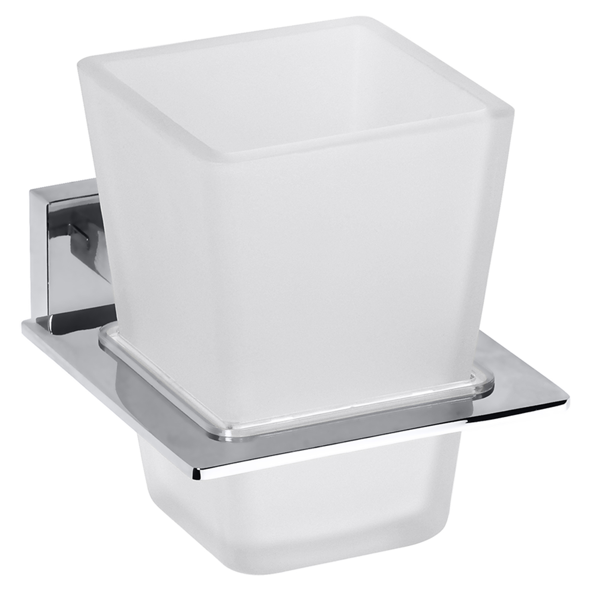 Tannbørsteholder Alouette Krom Blank