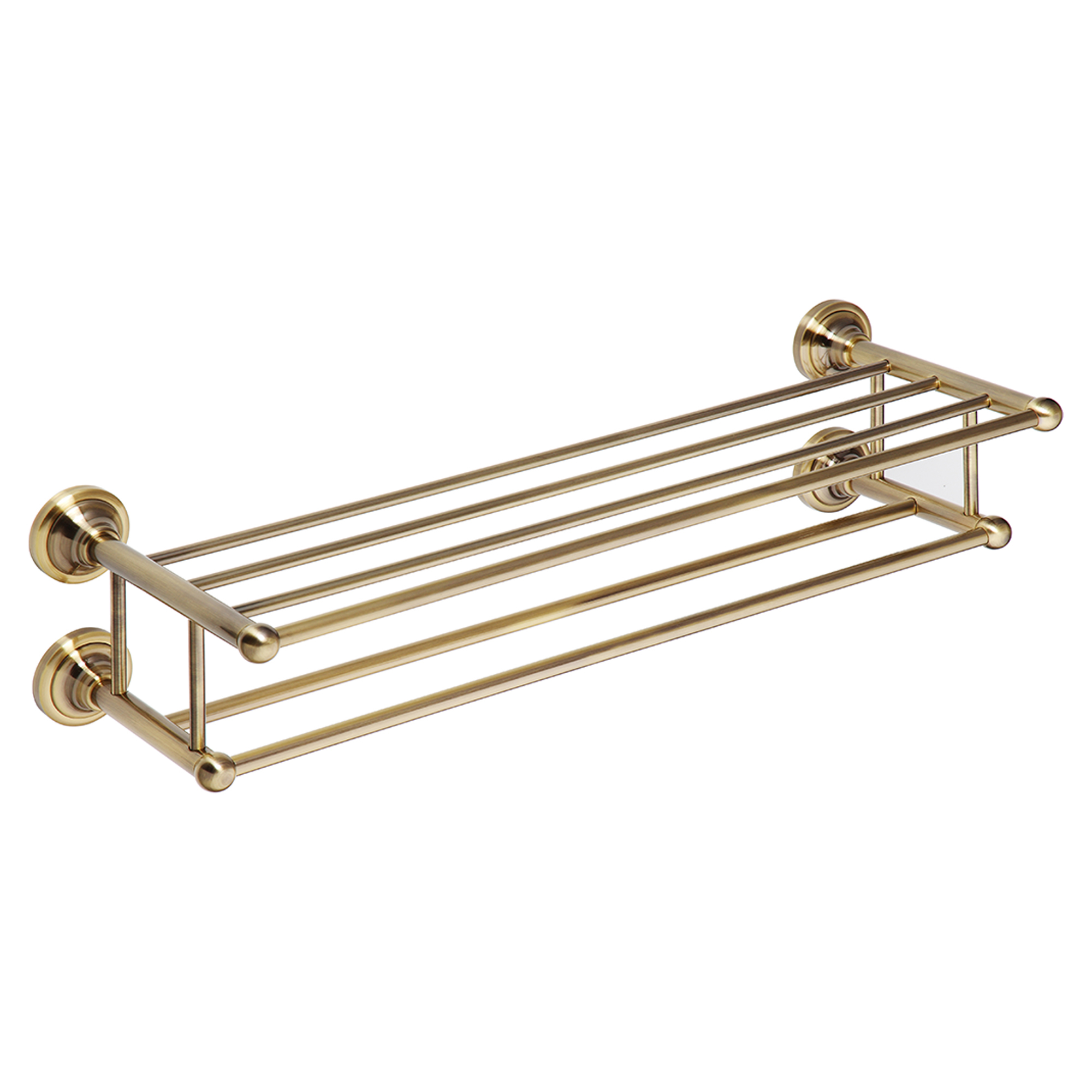 Håndkleholder med Stang Solbacken Kobber 60 cm