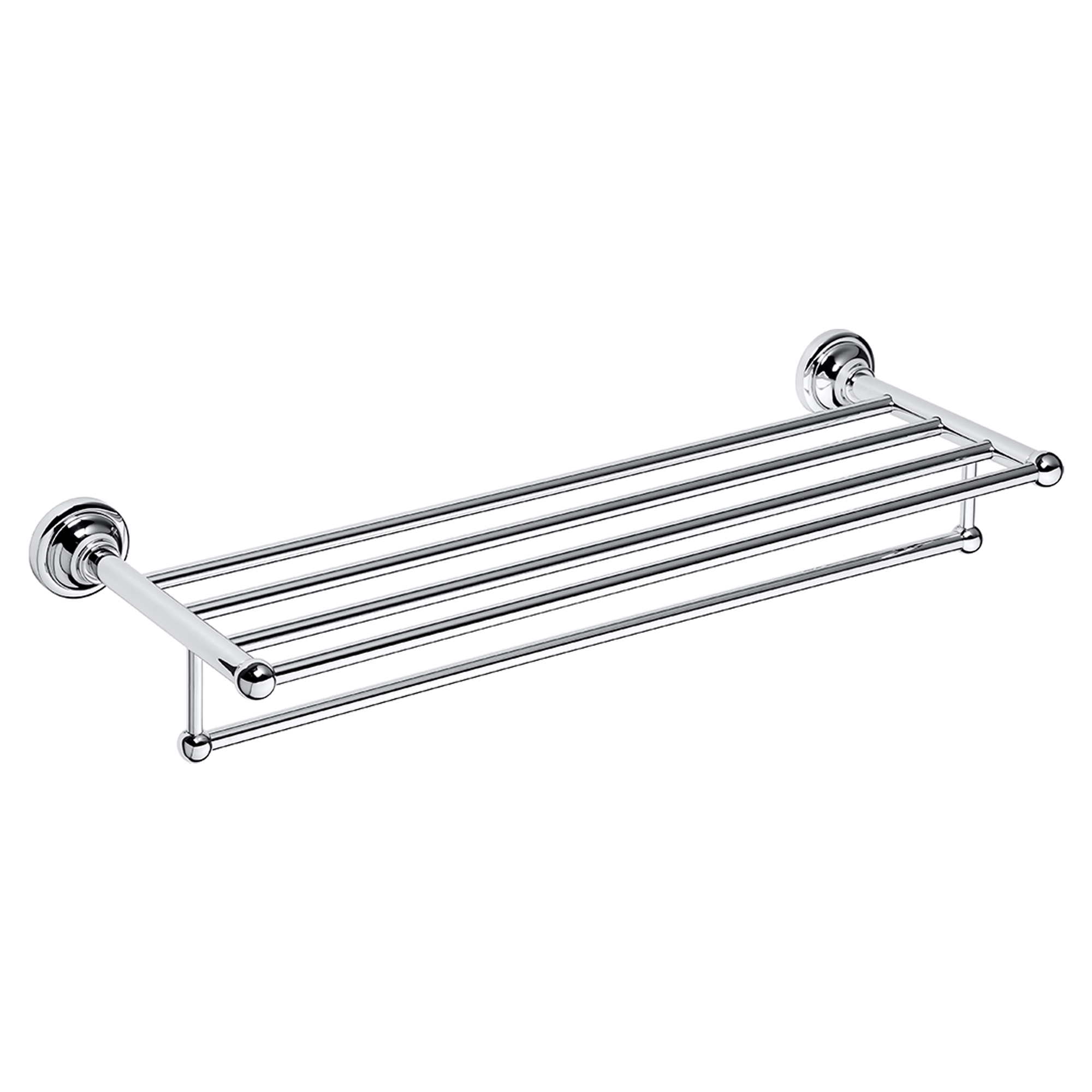 Håndkleholder med Stang Solbacken Krom 60 cm