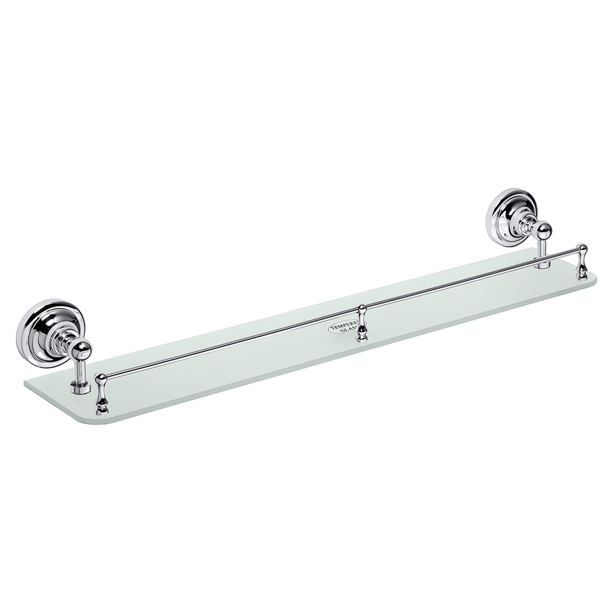 Baderomshylle med Stang Solbacken Krom 60 cm