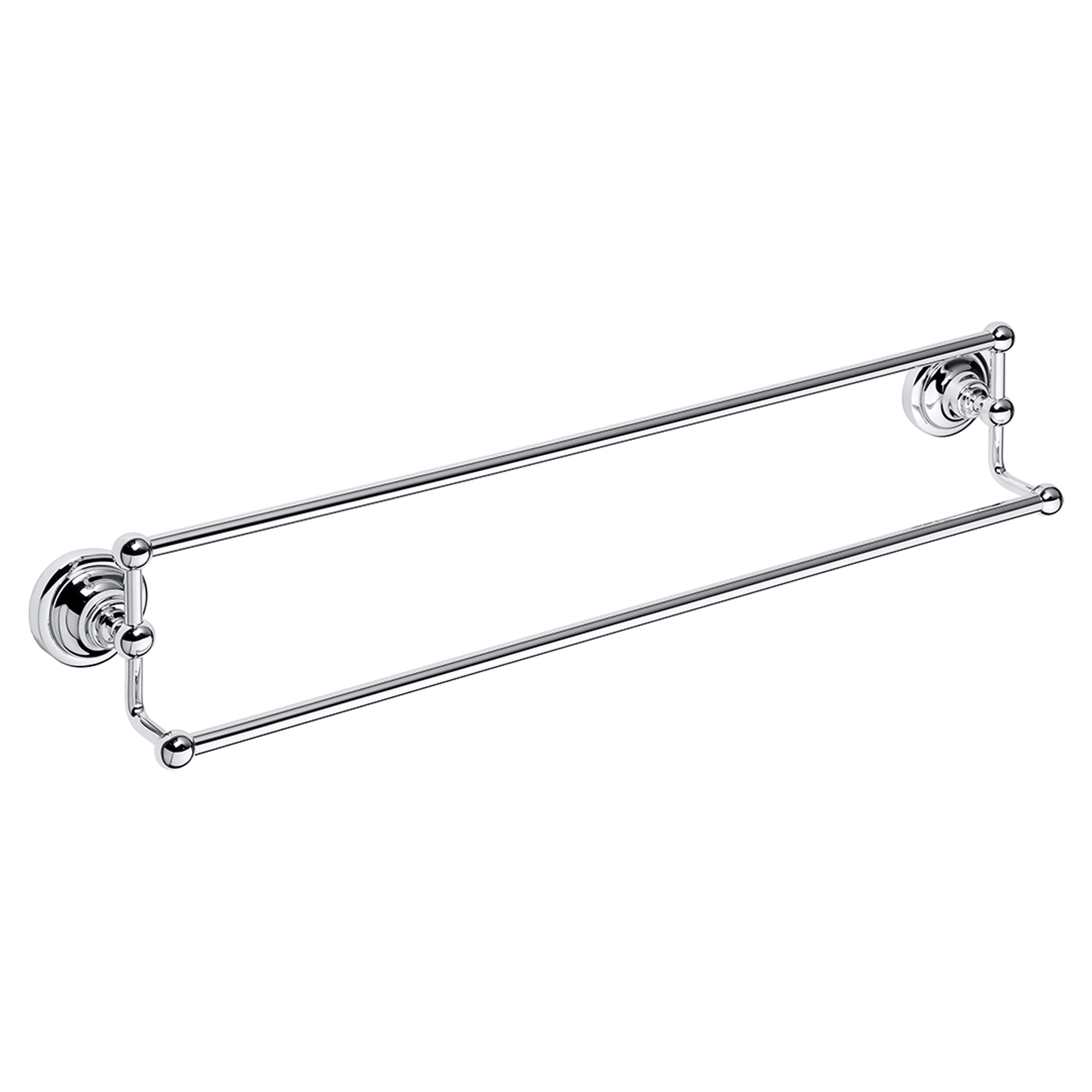 Dobbel Håndkleholder Solbacken Krom