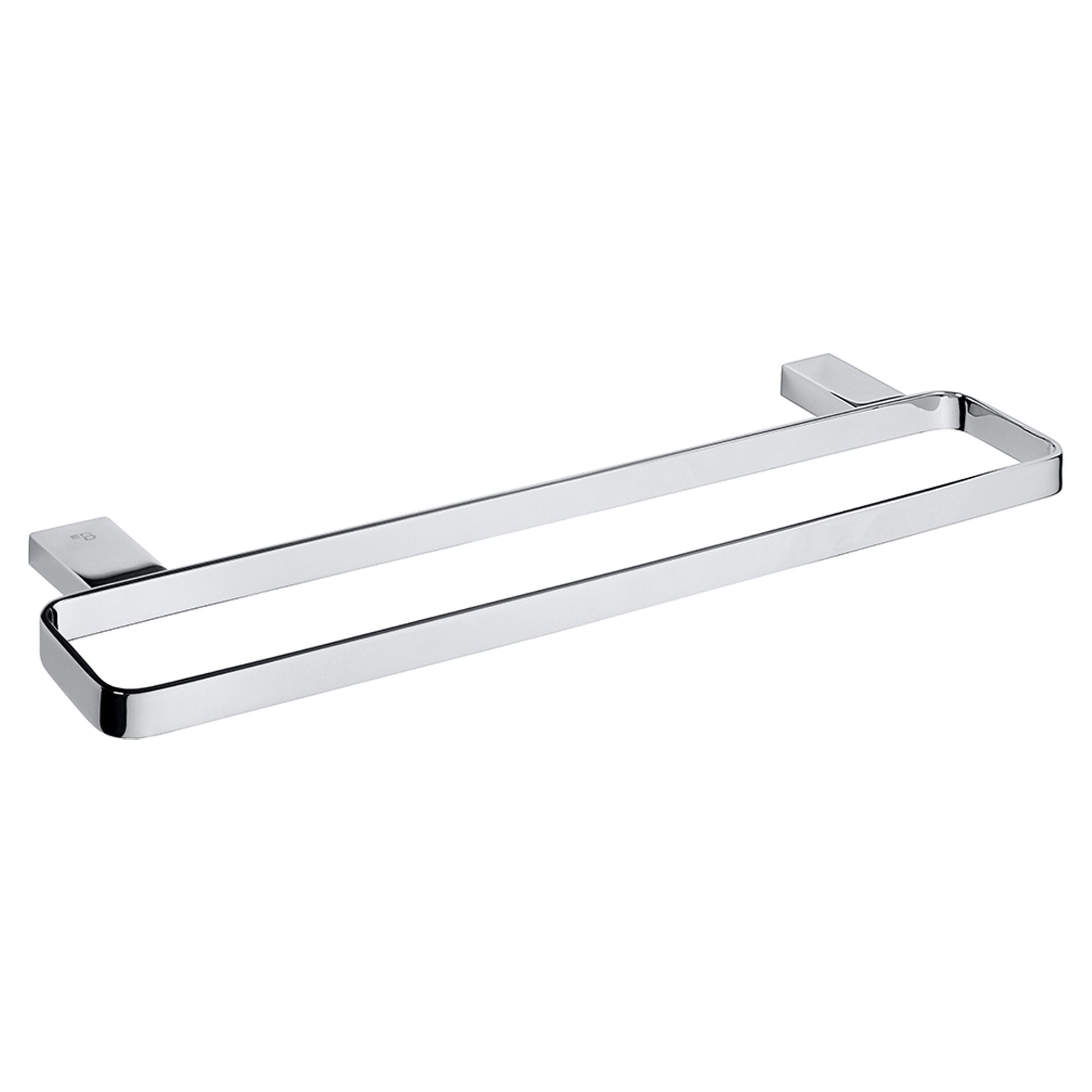 Dobbel Håndkleholder Zave Krom Blank 50 cm