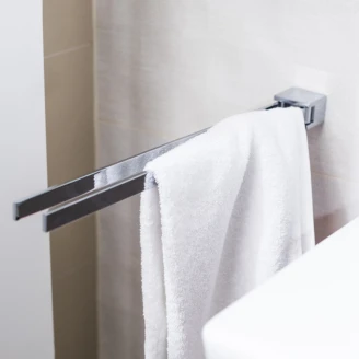 Håndkleholder Svingbar <strong>Zave</strong>  Krom Blank