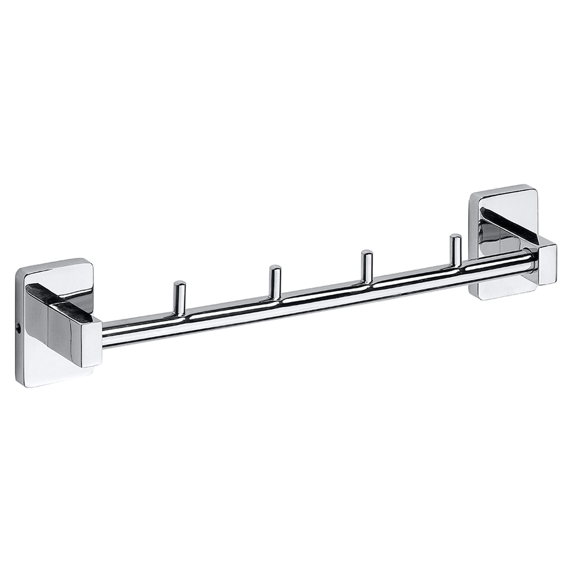 Krokliste med 4 Kroker Loryn Krom Blank