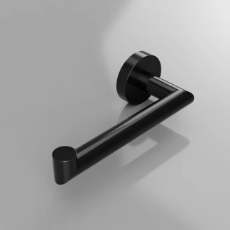 Toalettpapirholder <strong>Ektorp</strong>  Svart Matt Venstre