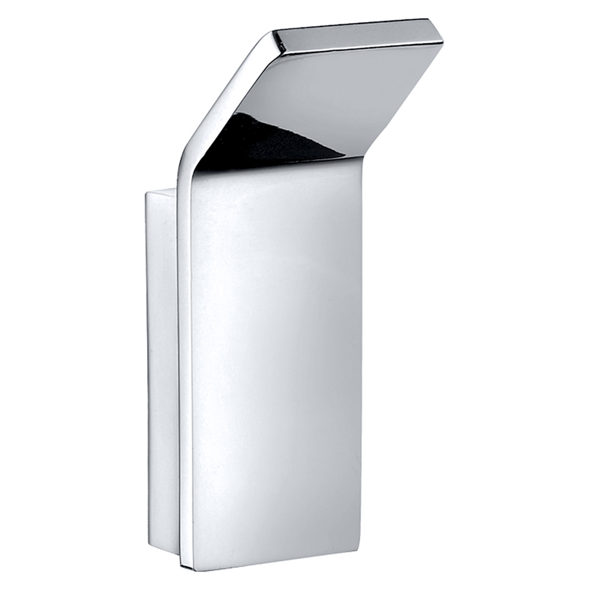 Veggkroker Fleurette Krom Blank