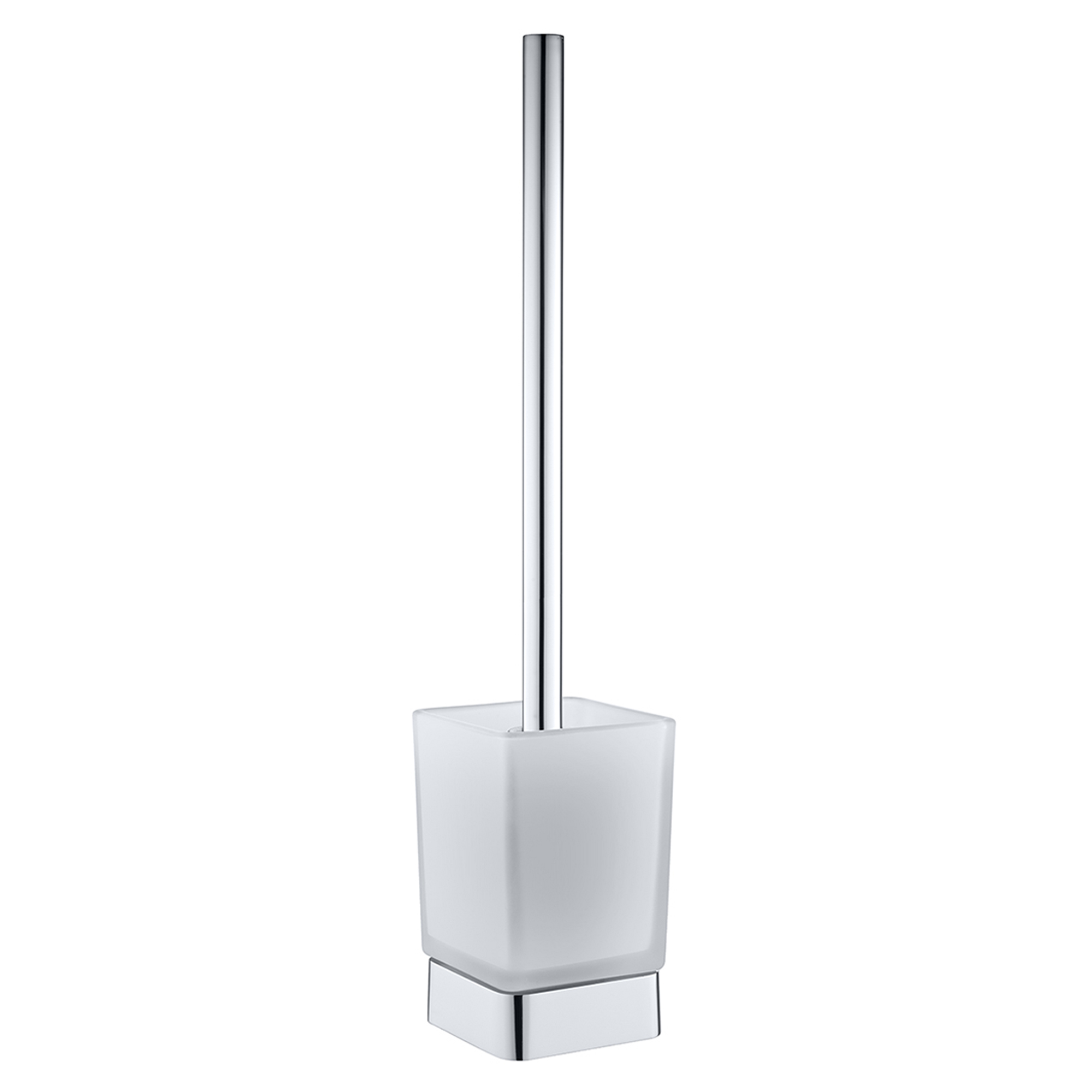 Toalettbørste Fleurette Krom Blank