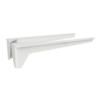 Servantkonsoll (par) 45 cm Hvit Matt