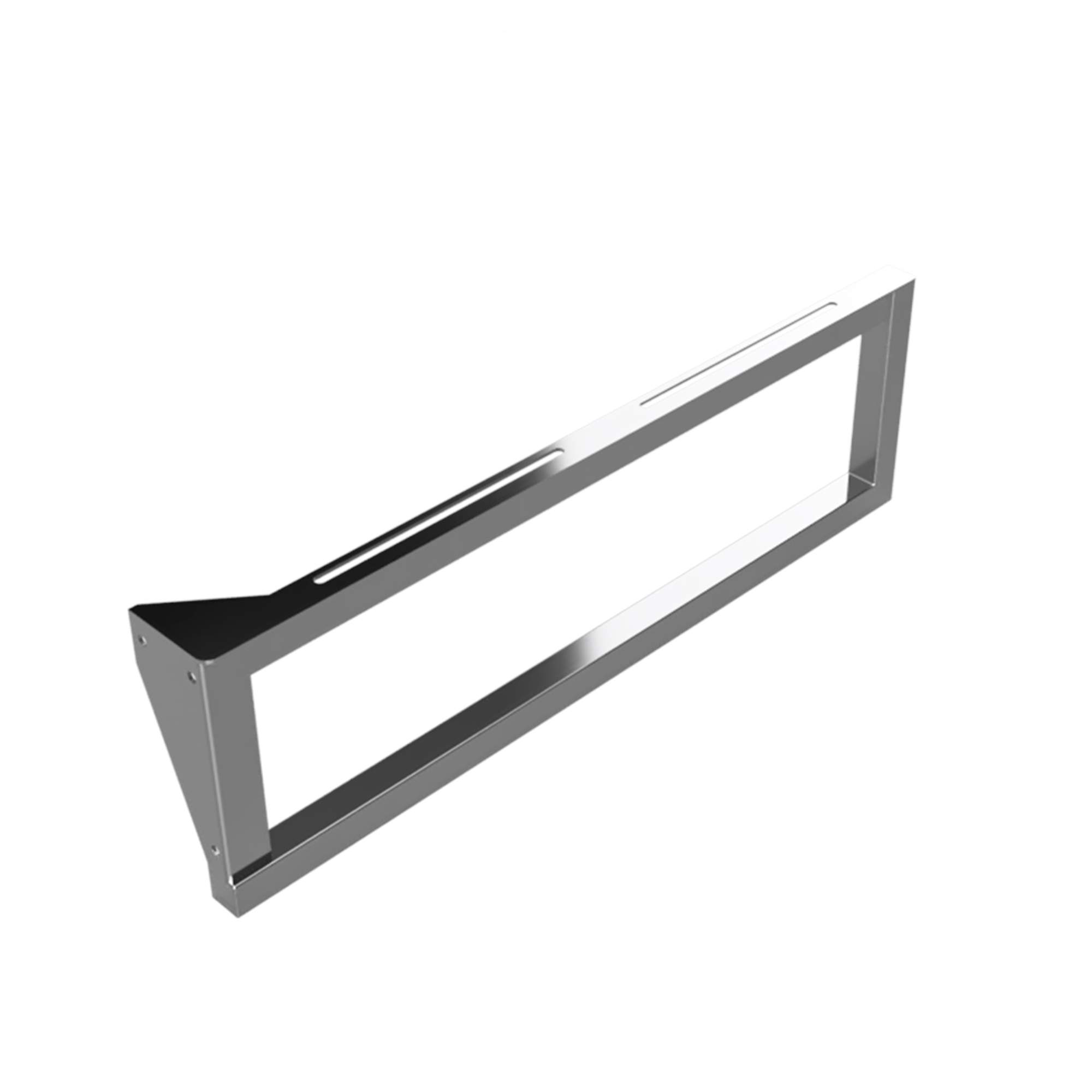 Servantkonsoll med Håndkleholder 49 cm Krom Matt Venstre