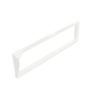 Servantkonsoll med Håndkleholder 49 cm Hvit Matt Høyre