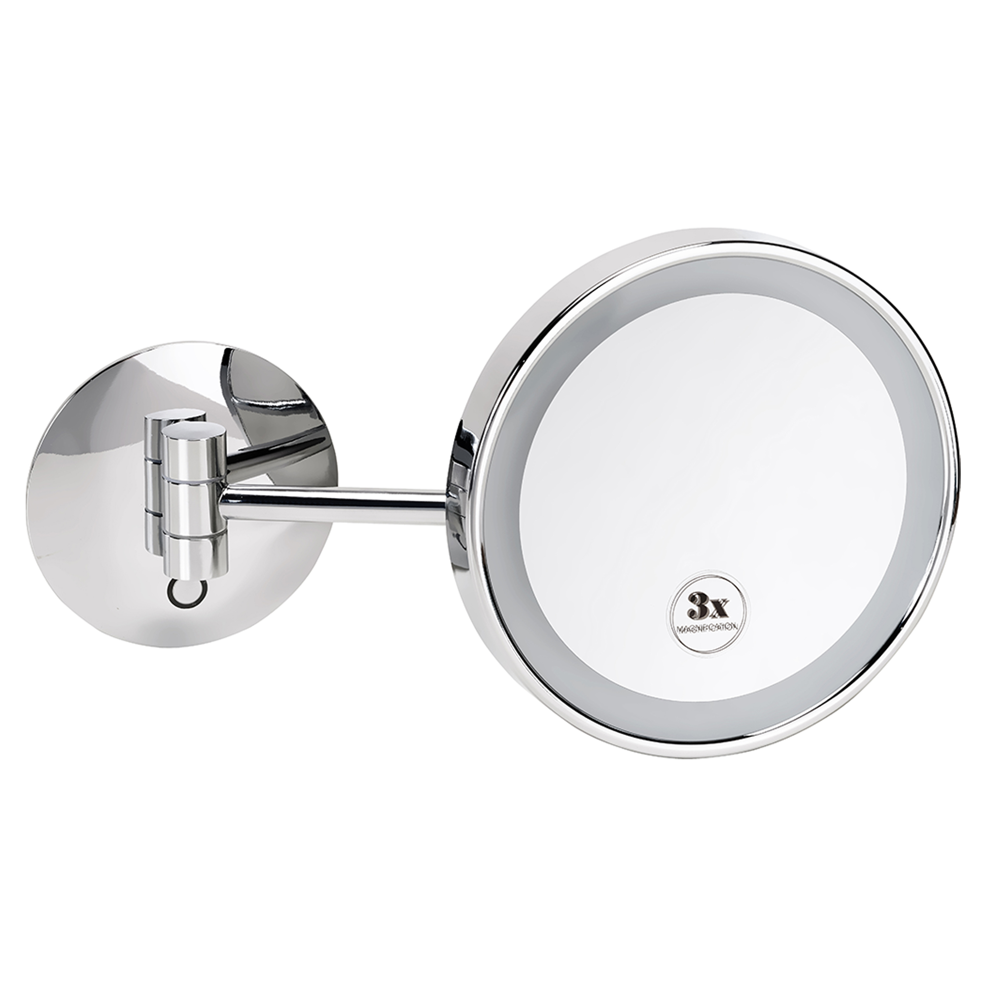 Sminkespeil med LED-belysning Elega Krom Blank 20 cm