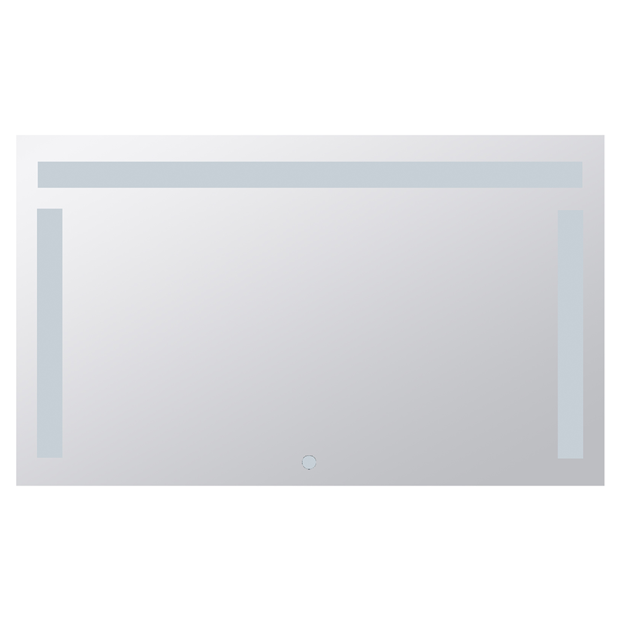 Speil med LED-belysning Ironelle 100x60 cm med Berøringssensor