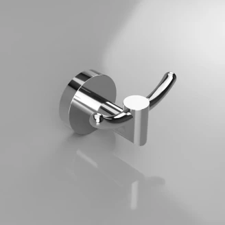 Magnetisk Doble Veggkroker <strong>Sorelle</strong>  Krom Blank