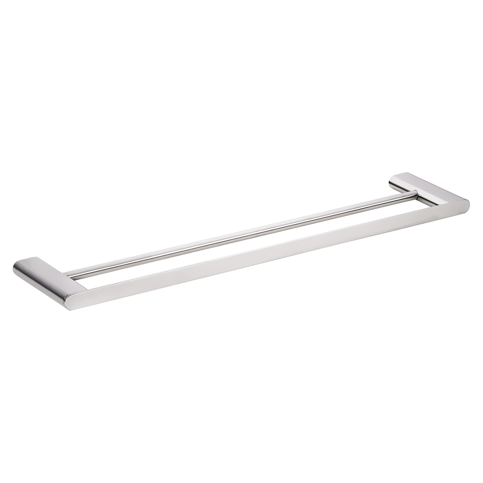 Dobbel Håndkleholder Cendre Krom Blank 60 cm