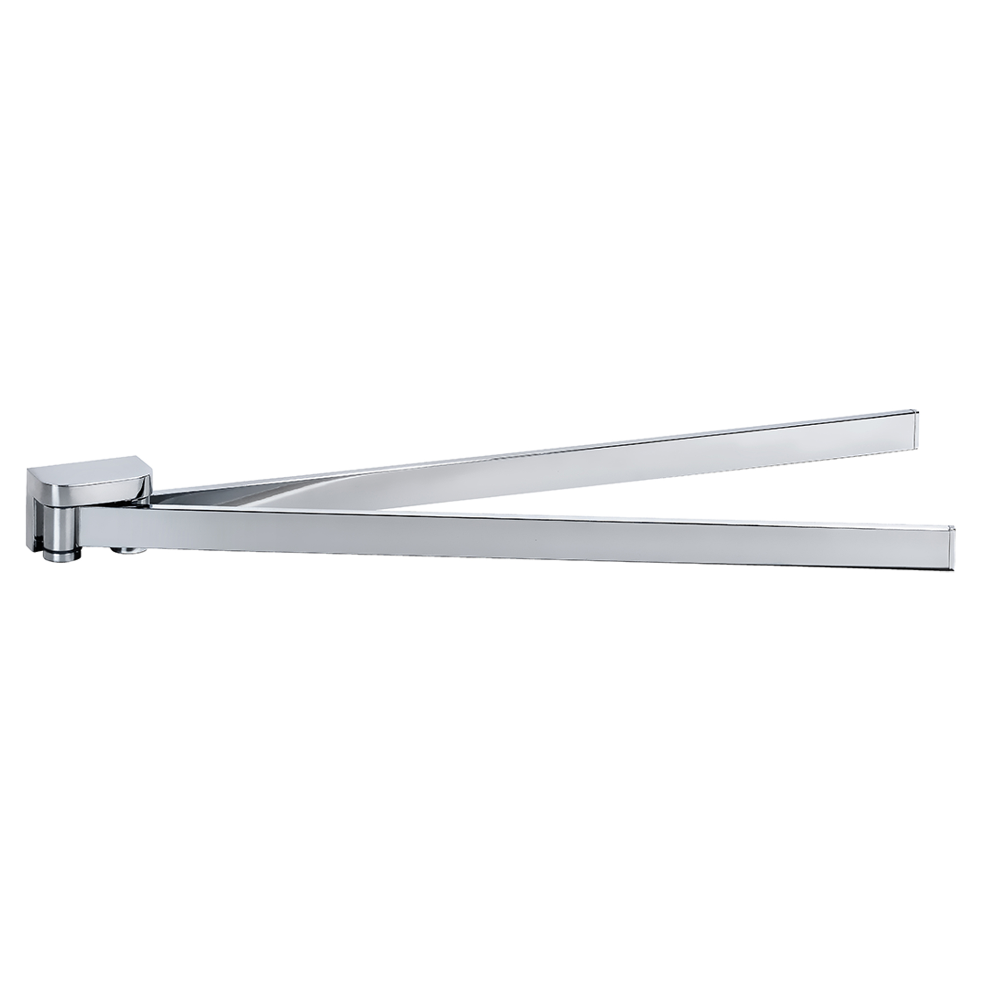 Håndkleholder Svingbar Fleurette Krom Blank