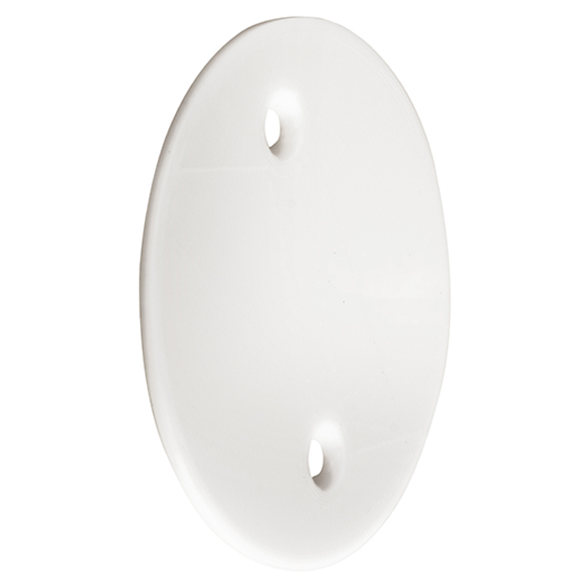 Veggplatta for Piktogram 8x8 cm Krom Blank Rund