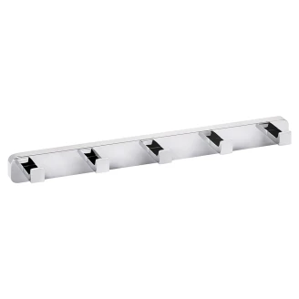 Krokliste med 5 Kroker <strong>Zave</strong>  Krom Blank