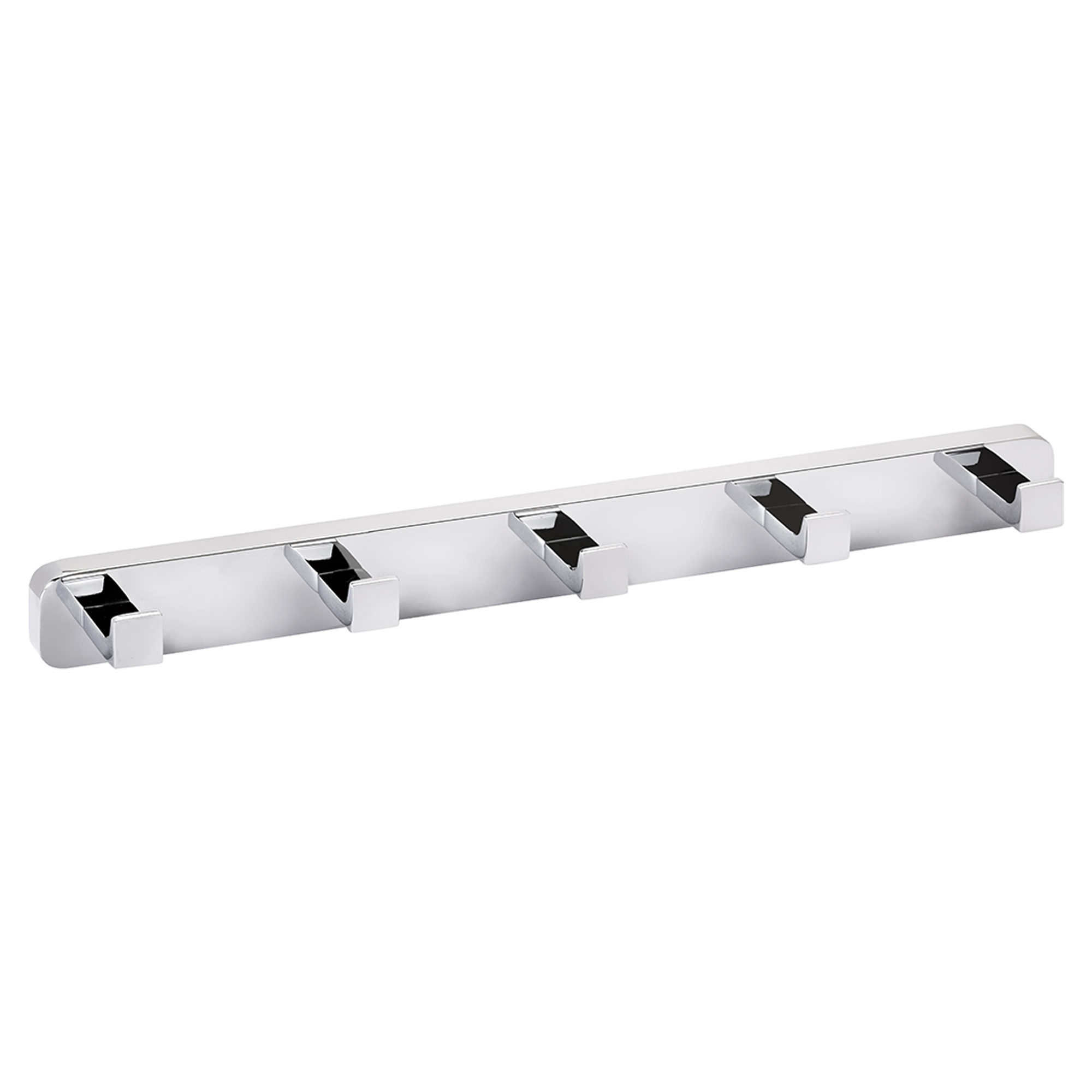 Krokliste med 5 Kroker Zave Krom Blank
