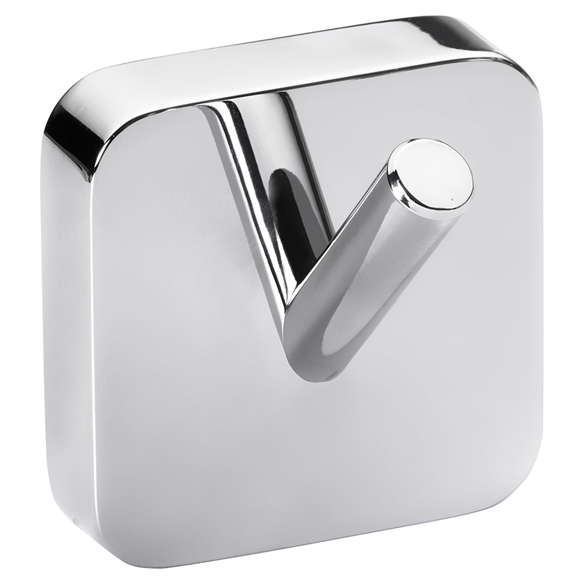 Veggkroker Fleurette Krom Blank