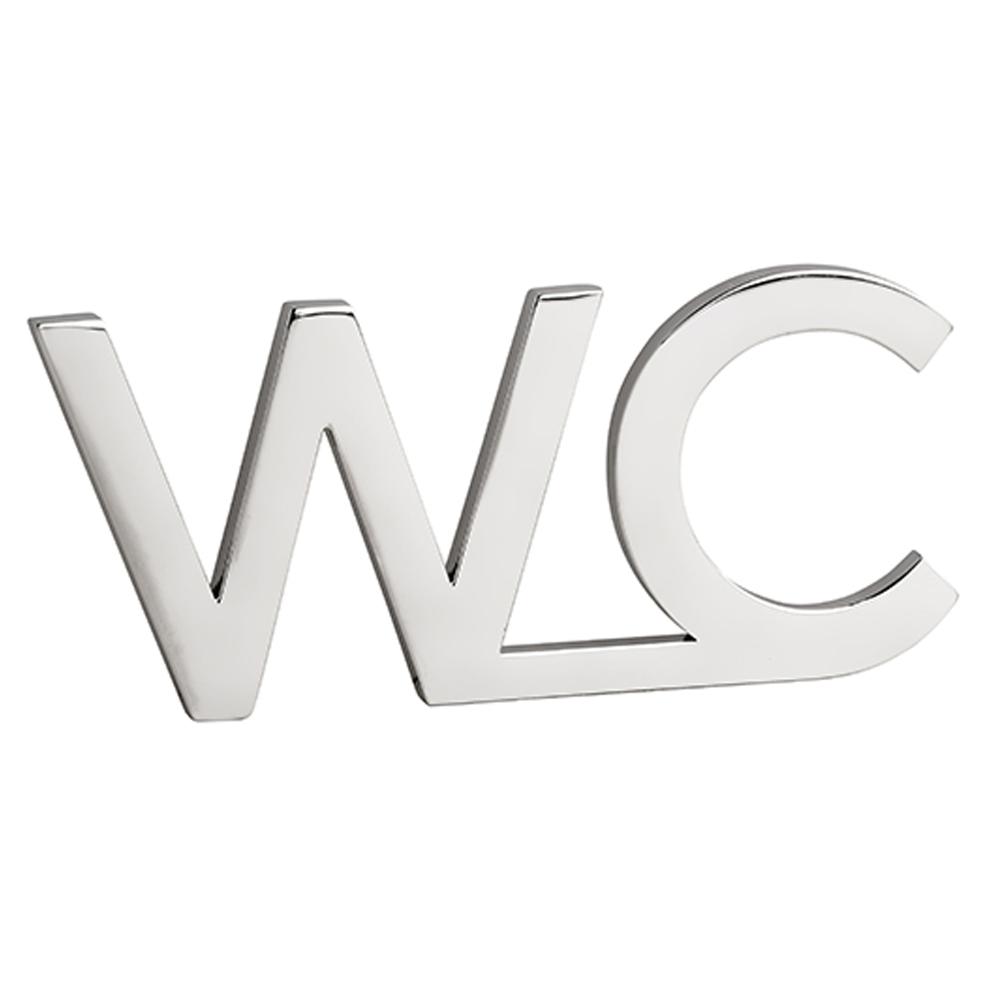 WC Piktogram Krom Matt