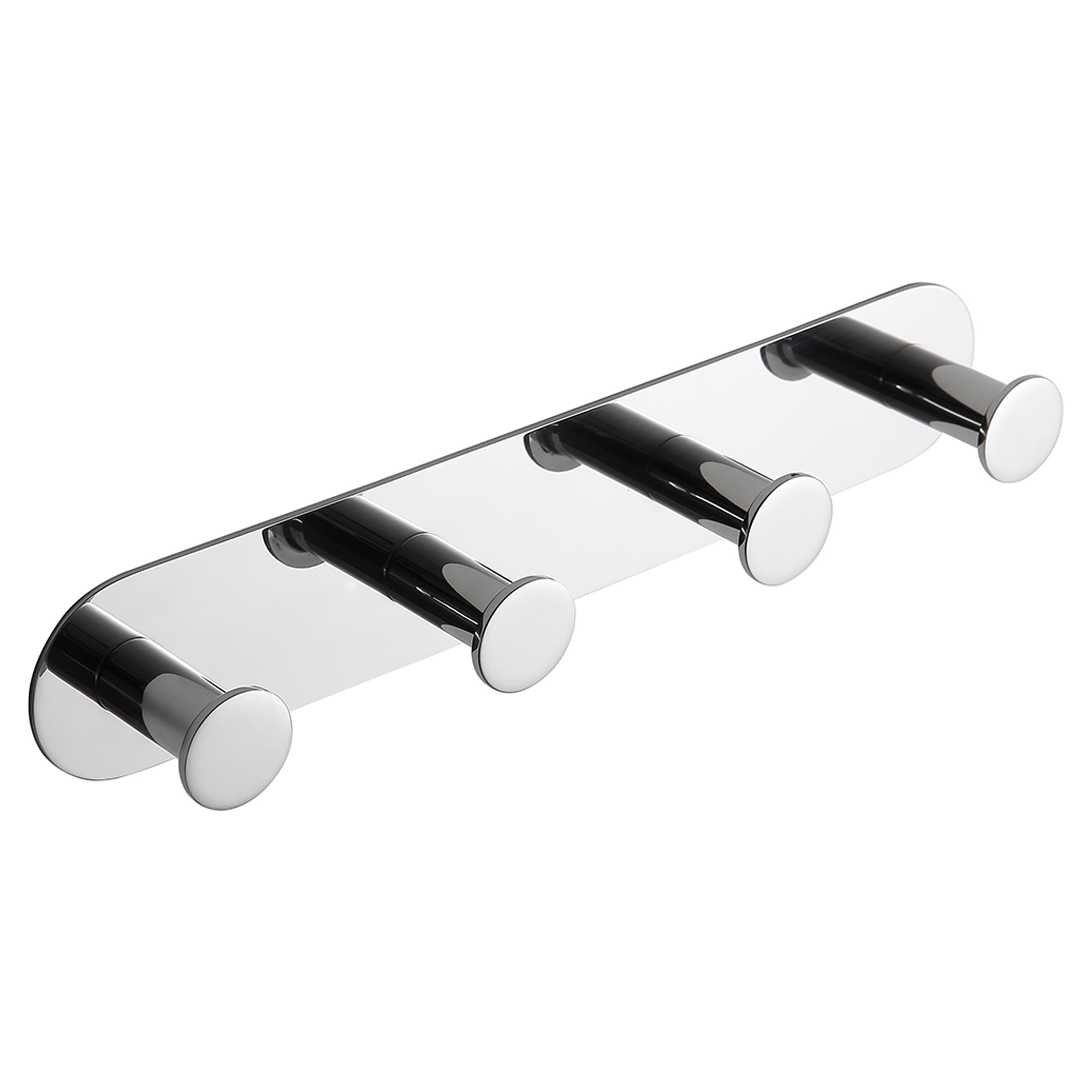 Krokliste med 4 Kroker Civio Krom Blank