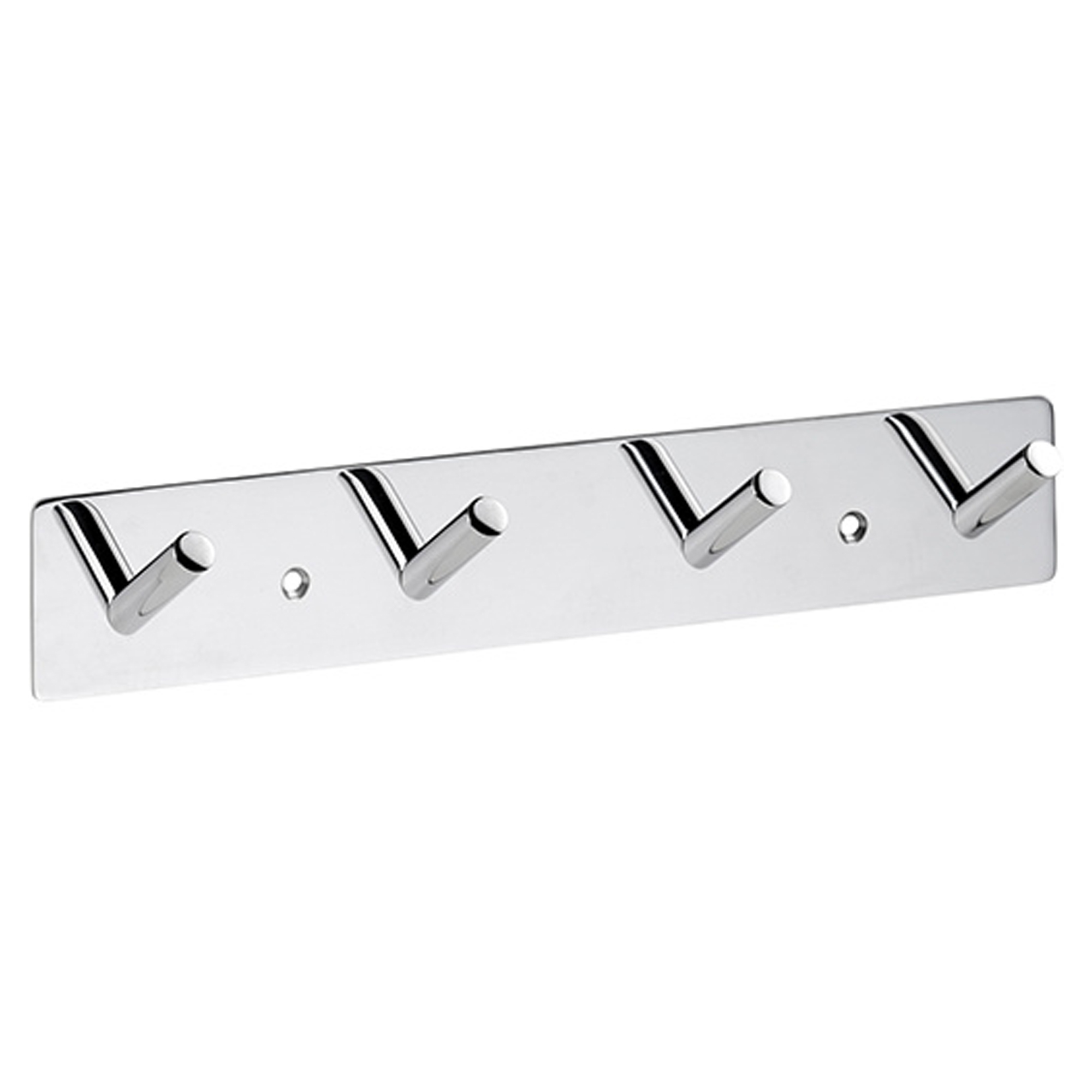 Krokliste med 4 Kroker Civio Krom Blank