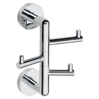 Krokliste med 3 Kroker <strong>Avora</strong>  Krom Blank