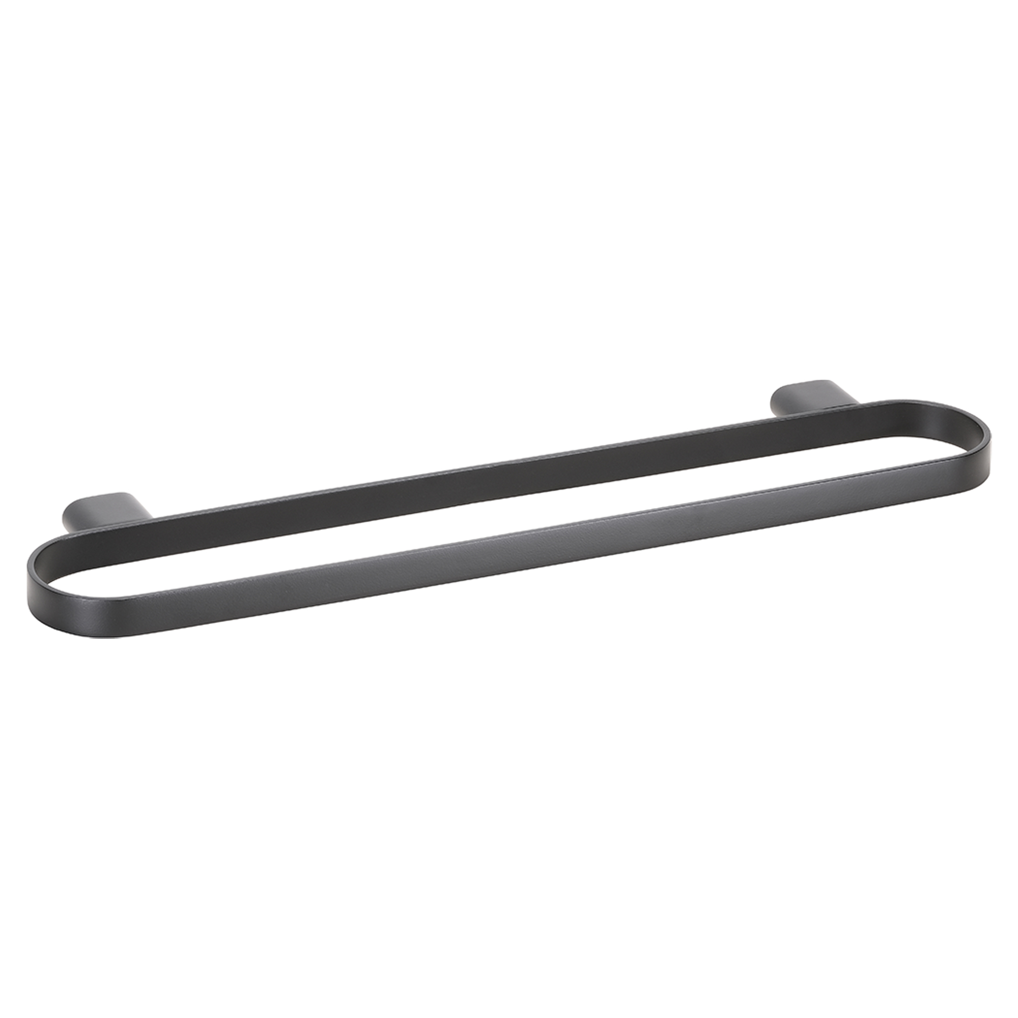 Dobbel Håndkleholder Cendre Svart Matt 50 cm