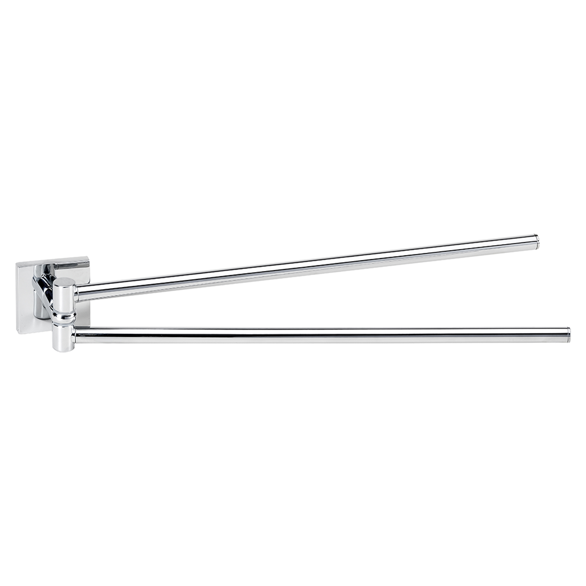 Dobbel Håndkleholder Svingbar Miko Krom Blank