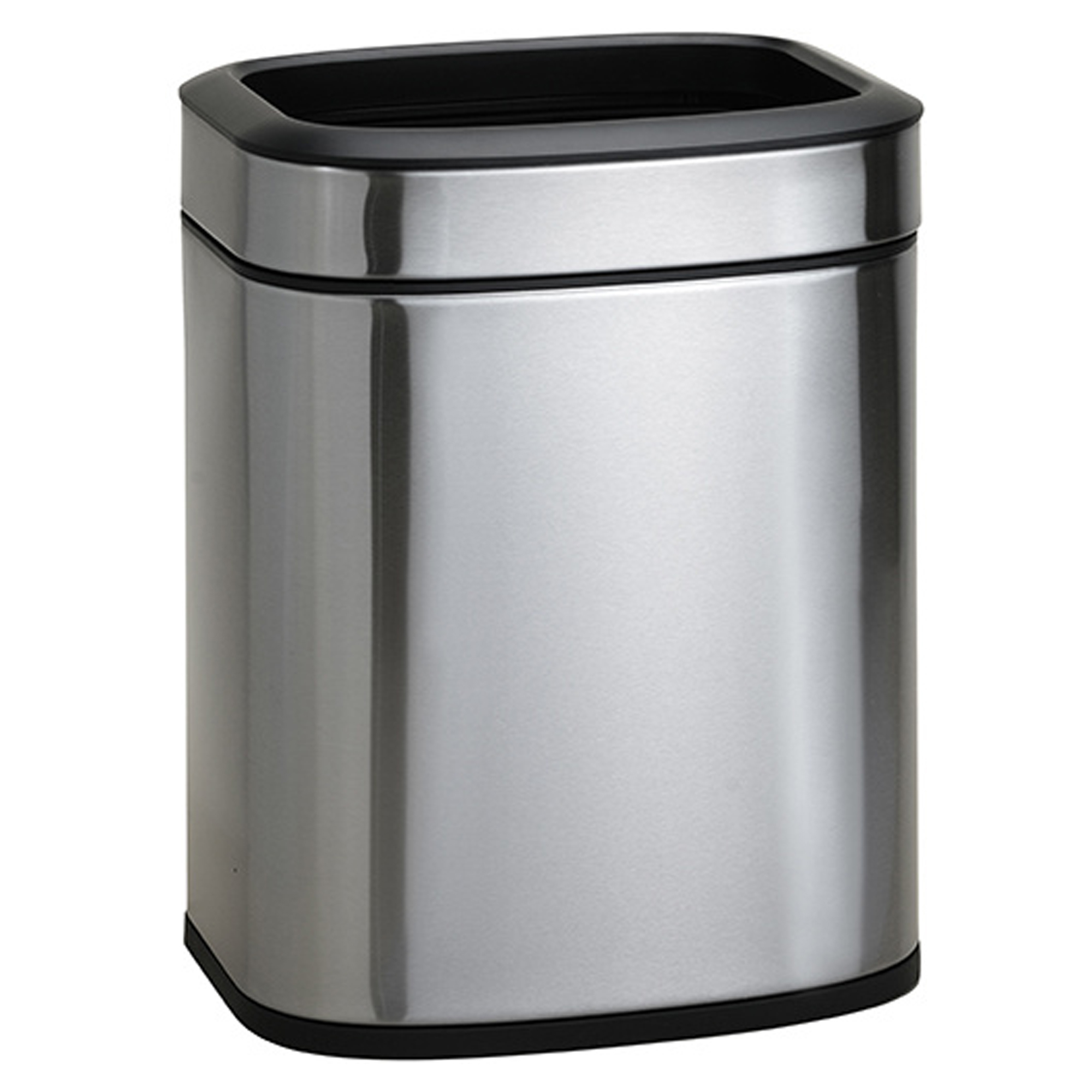 Fingeravtrykkssikker Avfallsbeholder 6 l Krom Matt