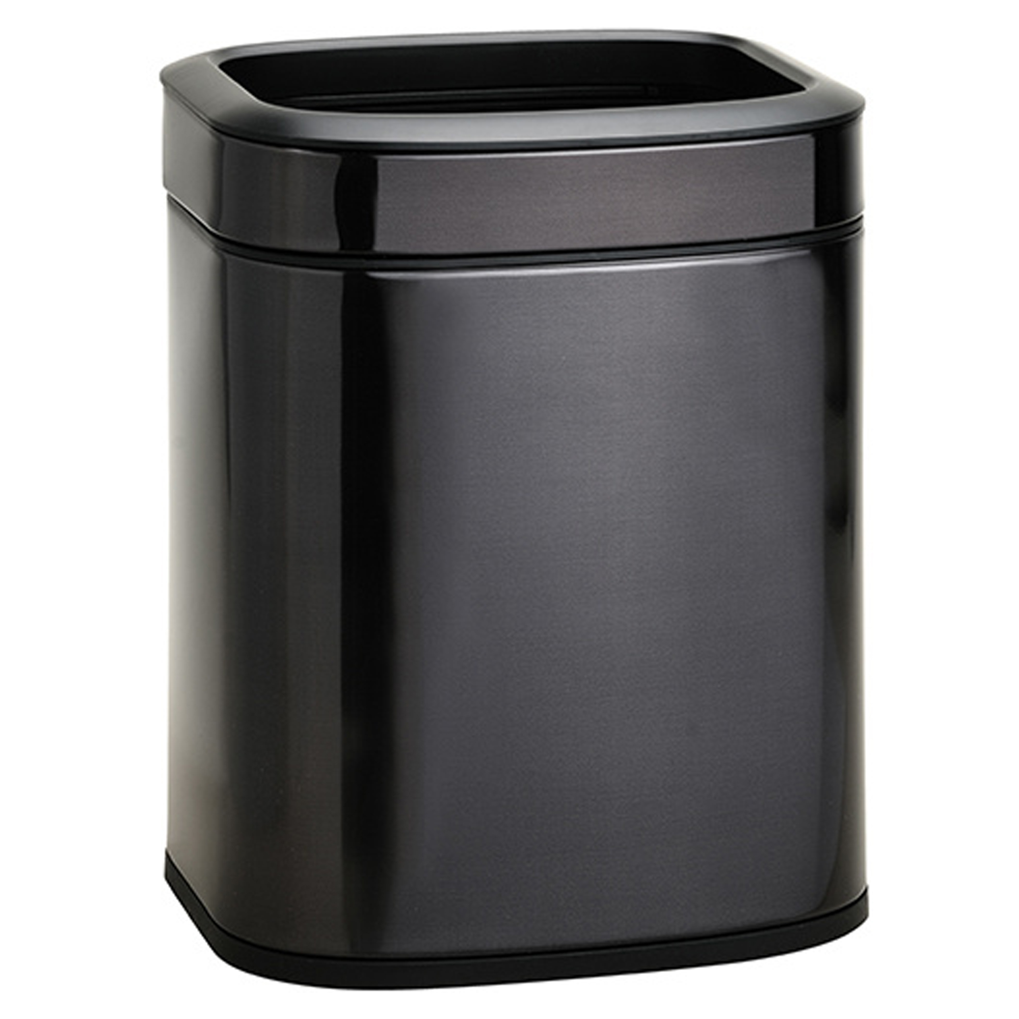 Fingeravtrykkssikker Avfallsbeholder 6 l Svart Matt