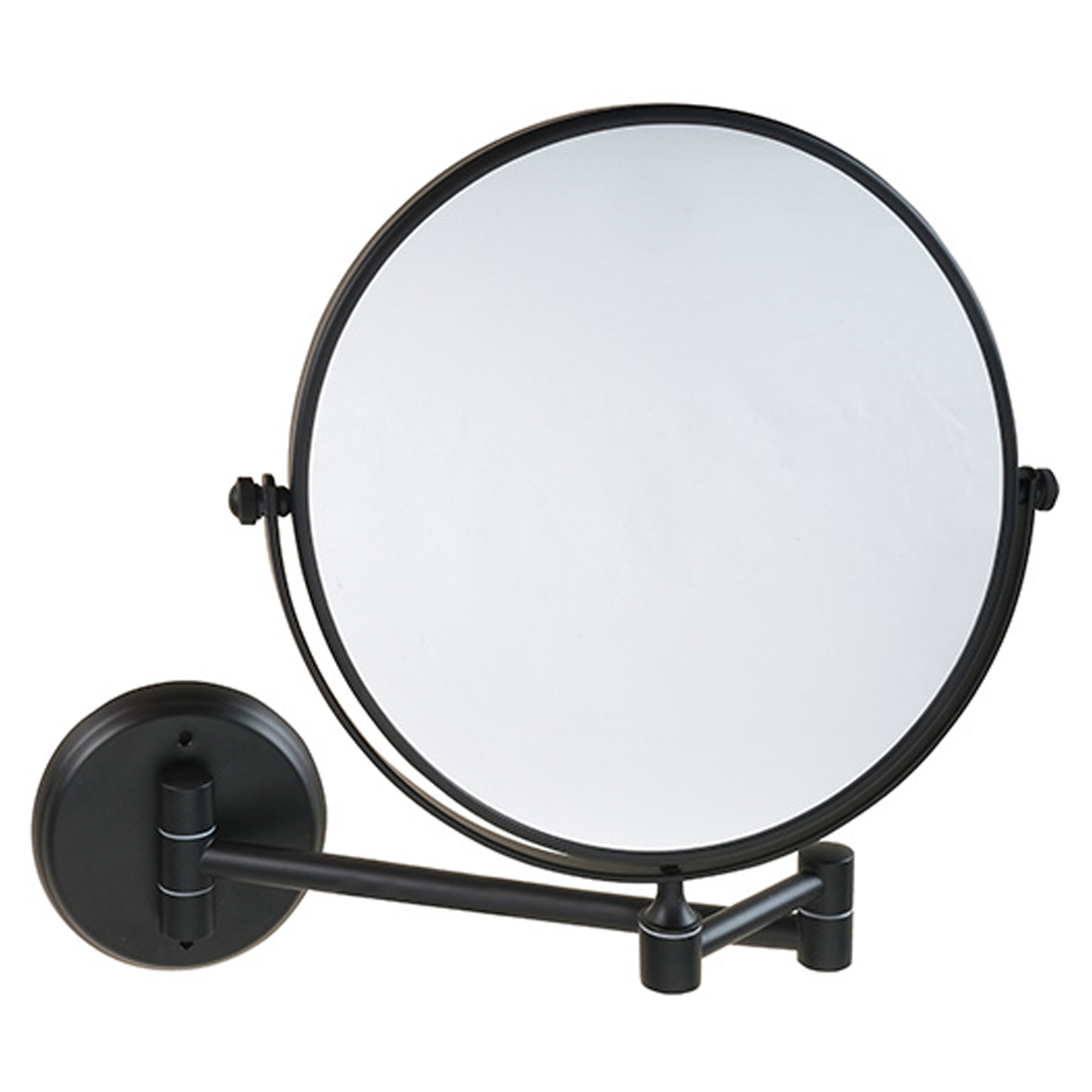 Sminkespeil Elega Svart Matt 20 cm