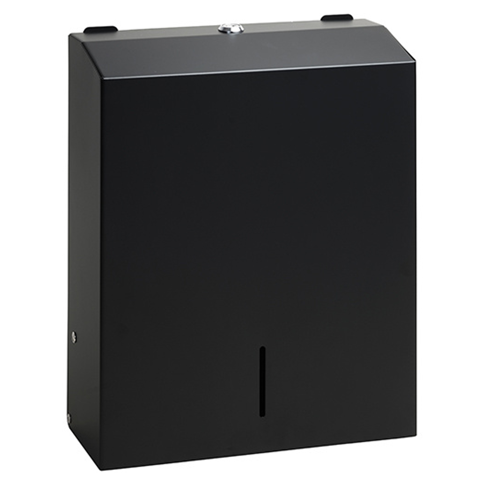 Papirhåndkledispenser Svart Matt 35 cm