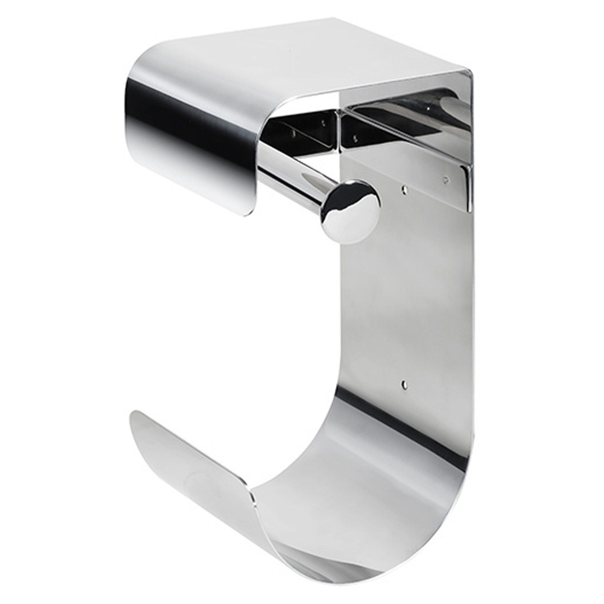 Dobbel Toalettpapirholder Krom Blank