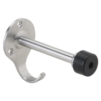 Dørstopper for Vegg Krom Matt