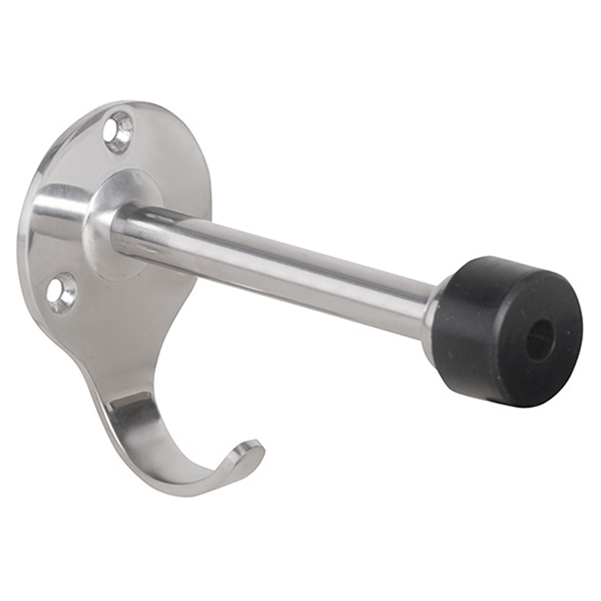 Dørstopper for Vegg Krom Blank