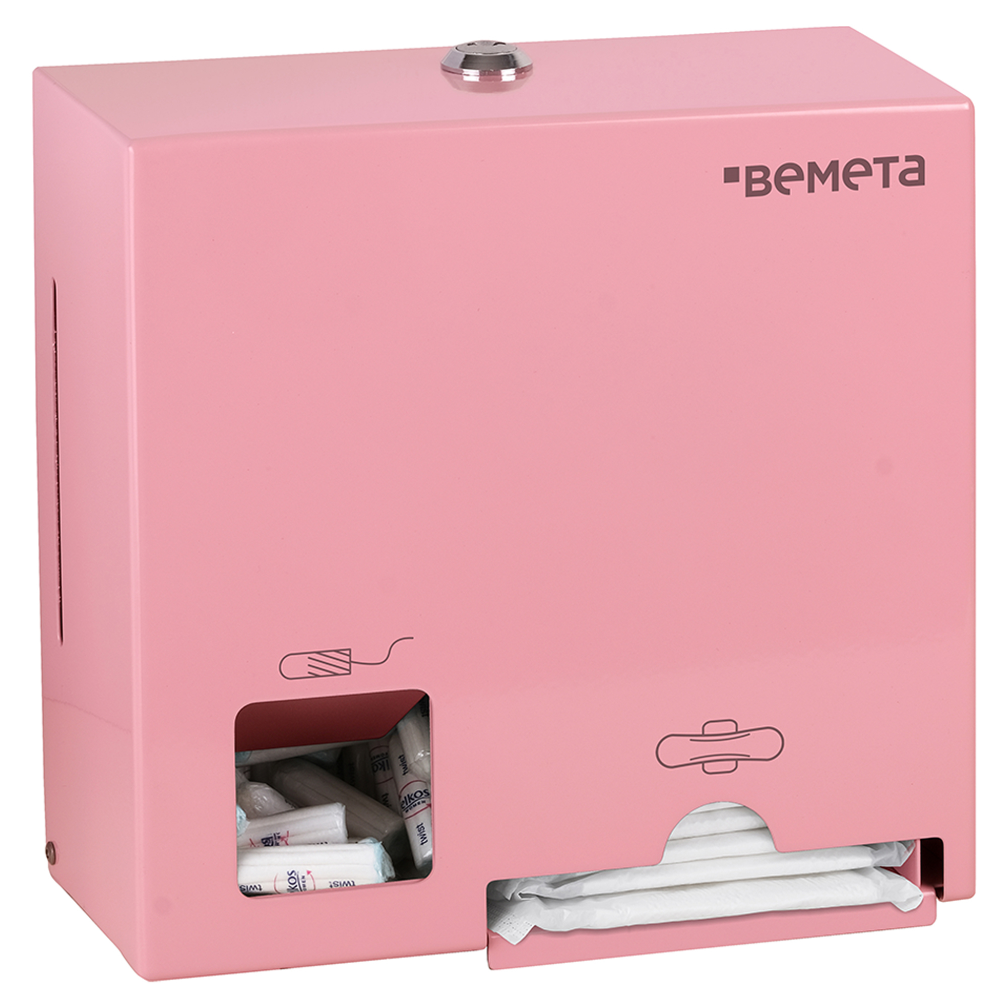 Binddispenser Rosa Matt 23 cm