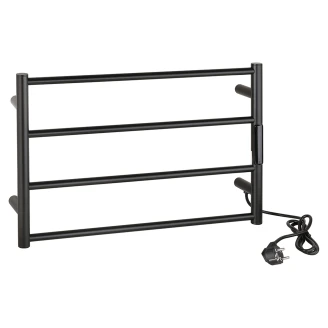 El Håndklædetørrer 63 W <strong>Svalin</strong>  Sort Mat