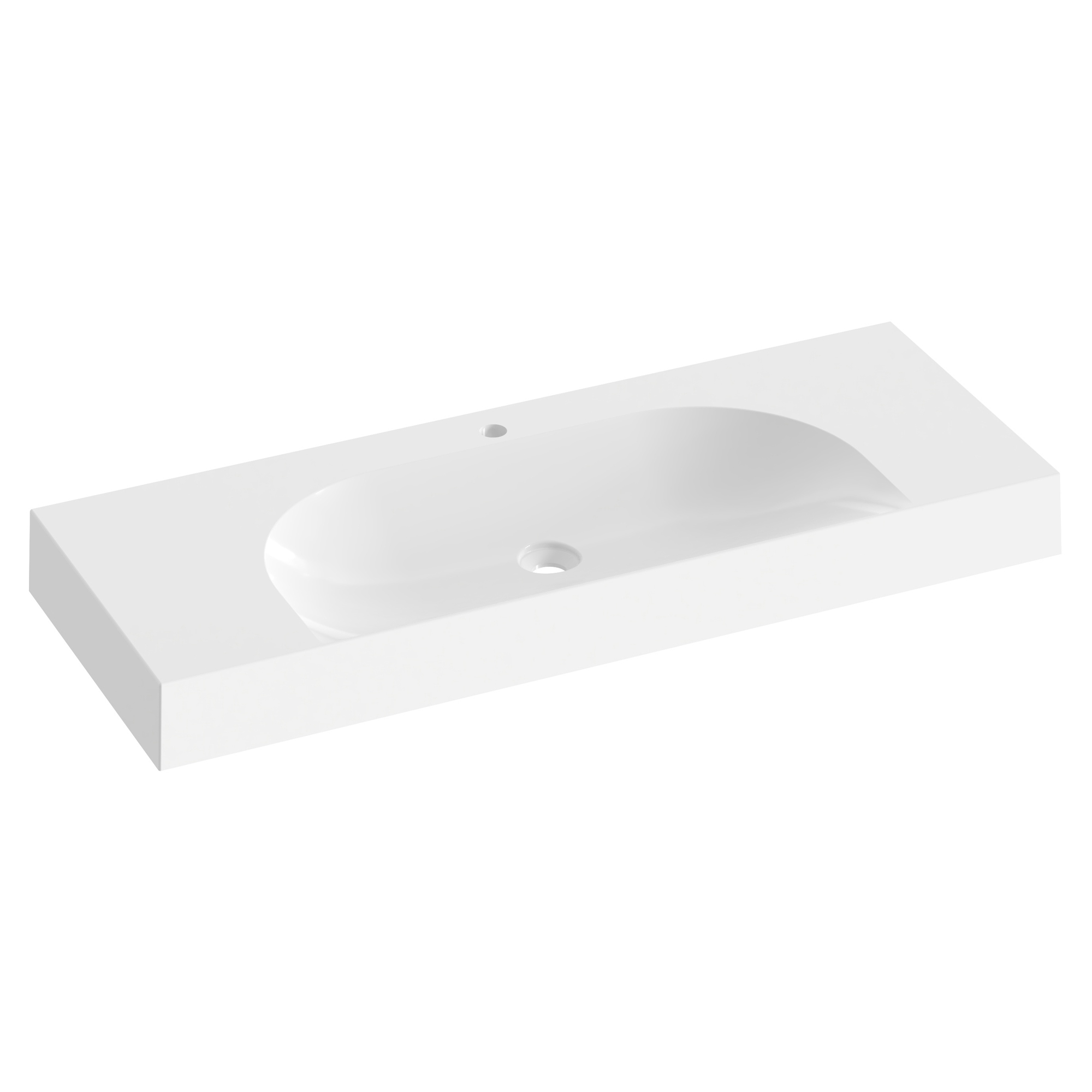 Ravak Støpemarmor Servant Lite Hvit Blank 120 cm