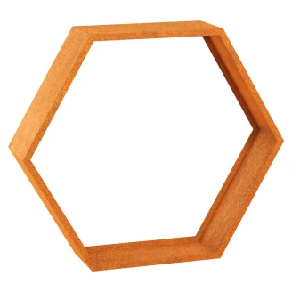 Cortena Vedstativ <strong>Lena SKL</strong>  Cortenstål Hexagon 120 cm